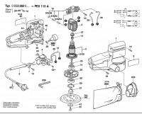 Bosch 0 603 282 003 Pex 115 A Random Orbital Sander 230 V / Eu Spare Parts